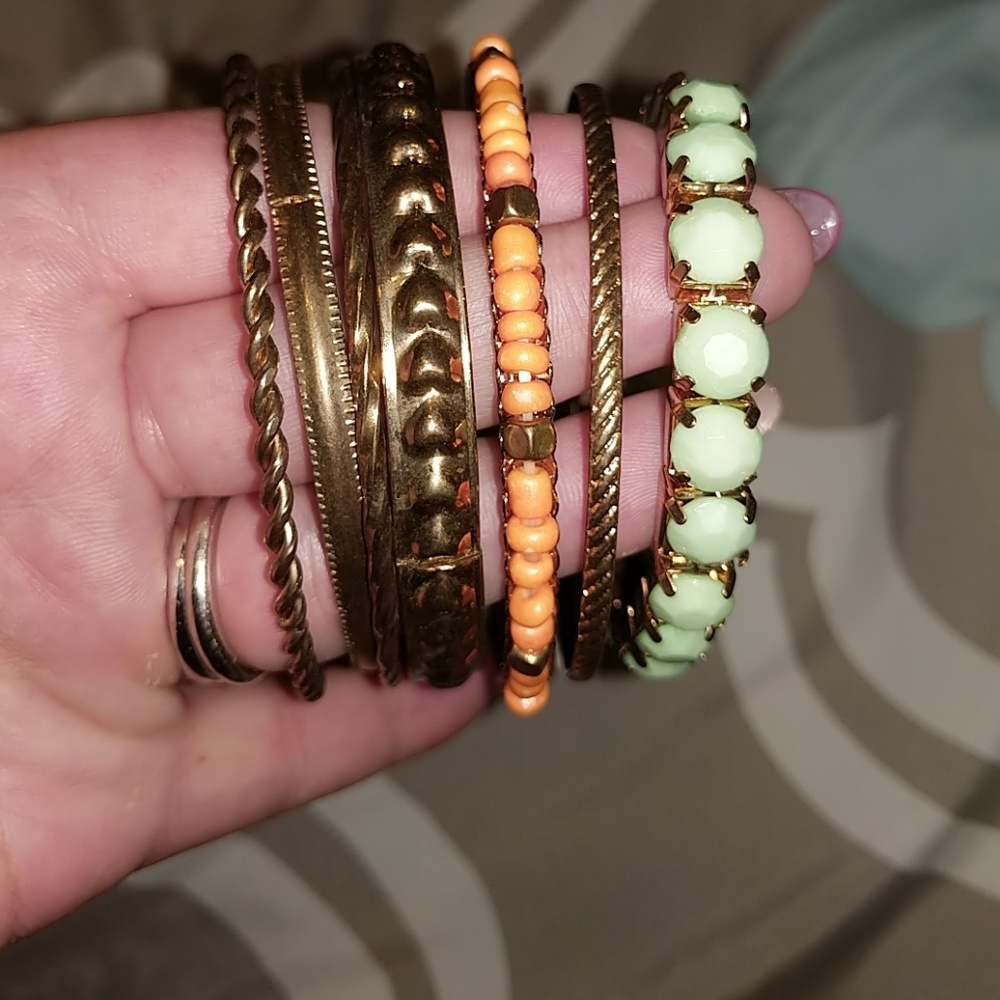 Bangle bracelet set
